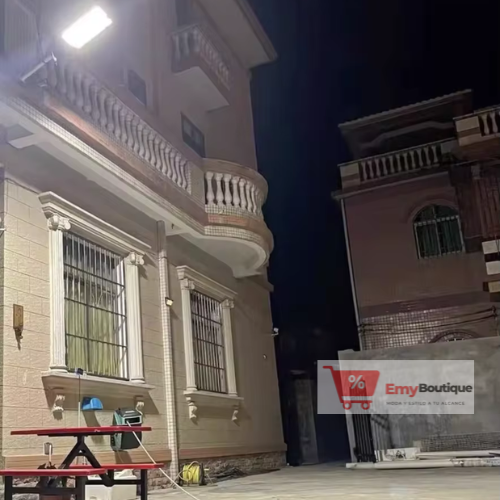 Foco Solar LED de Seguridad – Exterior, Patio y Calle